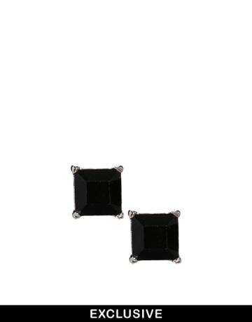 Simon Carter Swarovski Square Cut Stud Earings Exclusive To Asos