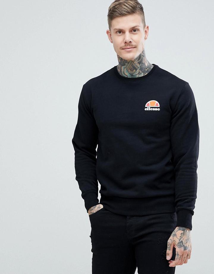 Ellesse Sweatshirt With Small Logo In Black
