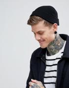 Weekday Steve Beanie Black - Black
