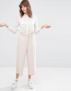 Paul And Joe Sister Crop Wide Leg Trousers - Pink