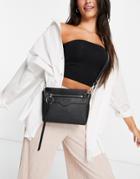 Rebecca Minkoff Cross Body Zip Detail Bag In Black