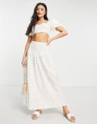 Na-kd Smocked Maxi Skirt In Floral Print - Part Of A Set-multi