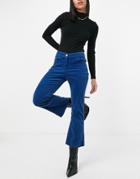 Derek Lam 10 Crosby Cropped Flare Jeans In Blue-blues