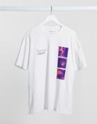 Topman Abstract Block Print T-shirt In White