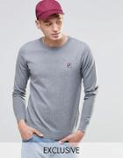 Fila Vintage Crew Neck Sweater - Gray