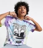 Collusion T-shirt With Print In Blue And Purple Tie-dye-multi