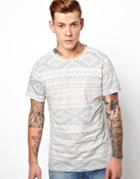 Another Influence Geo-tribal T-shirt - Blue