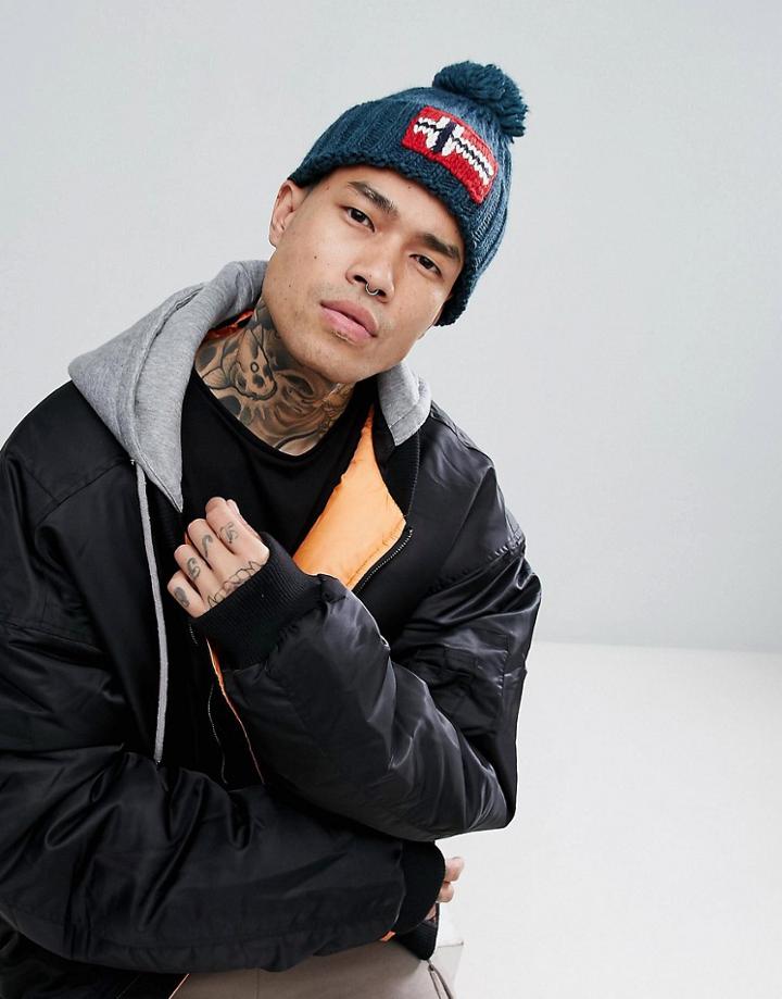 Napapijri Semiury Beanie In Khaki - Green
