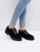 Asos Marcher Chunky Hiker Shoes - Black