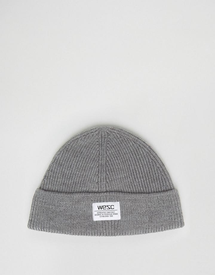 Wesc Hanson Wool Blend Beanie - Gray