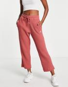 Champion Cropped Pants In Tan-brown