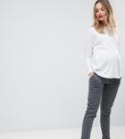 Mama. Licious Tie Waist Jogging Bottoms - Gray