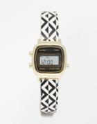 Asos Printed Strap Mini Digital Watch - Multi