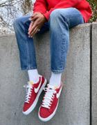 Nike Blazer Low Sneakers In University Red
