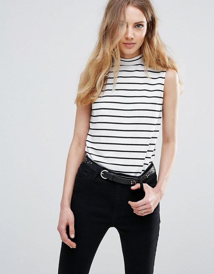 Ichi Striped Tank Top - Multi