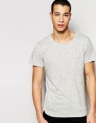 Selected Homme Nep T-shirt With Pocket - Marshmallow