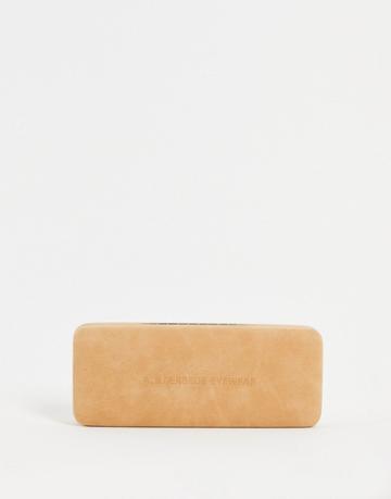 A.kjaerbede Glasses Case In Desert-neutral