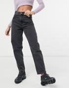 Levi's High Loose Tapered Leg Jeans In Black