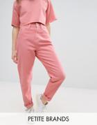 Waven Petite Elsa Relaxed Mom Jean - Pink