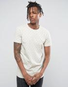 Redefined Rebel T-shirt In Dot Print - White