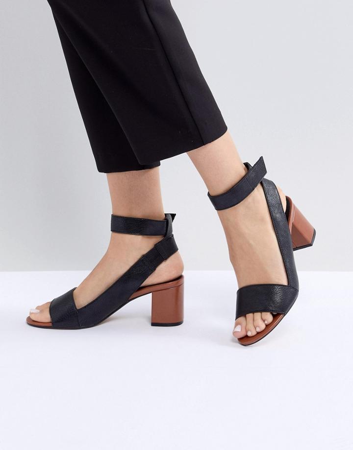 Matt & Nat Gwenn Block Heeled Sandal - Black