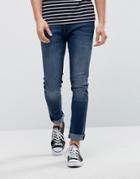 Boss Orange By Hugo Boss Orange72 Skinny Fit Super Stretch Jeans Blue - Blue