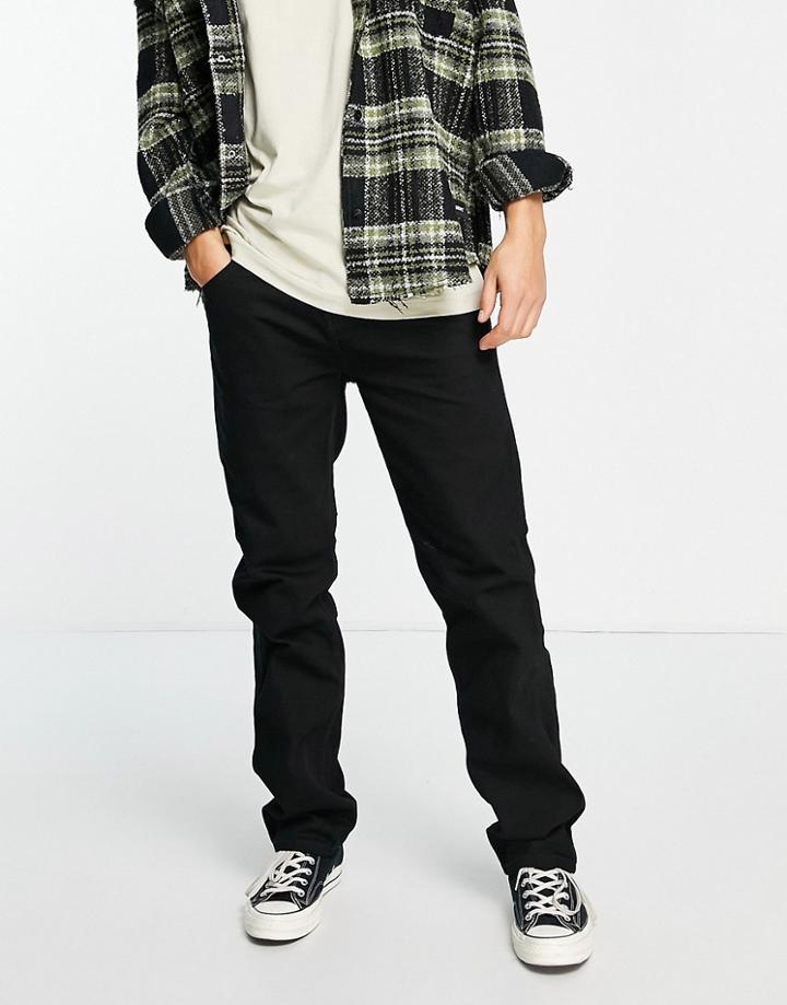 Dickies Houston Denim Jeans In Rinsed Black