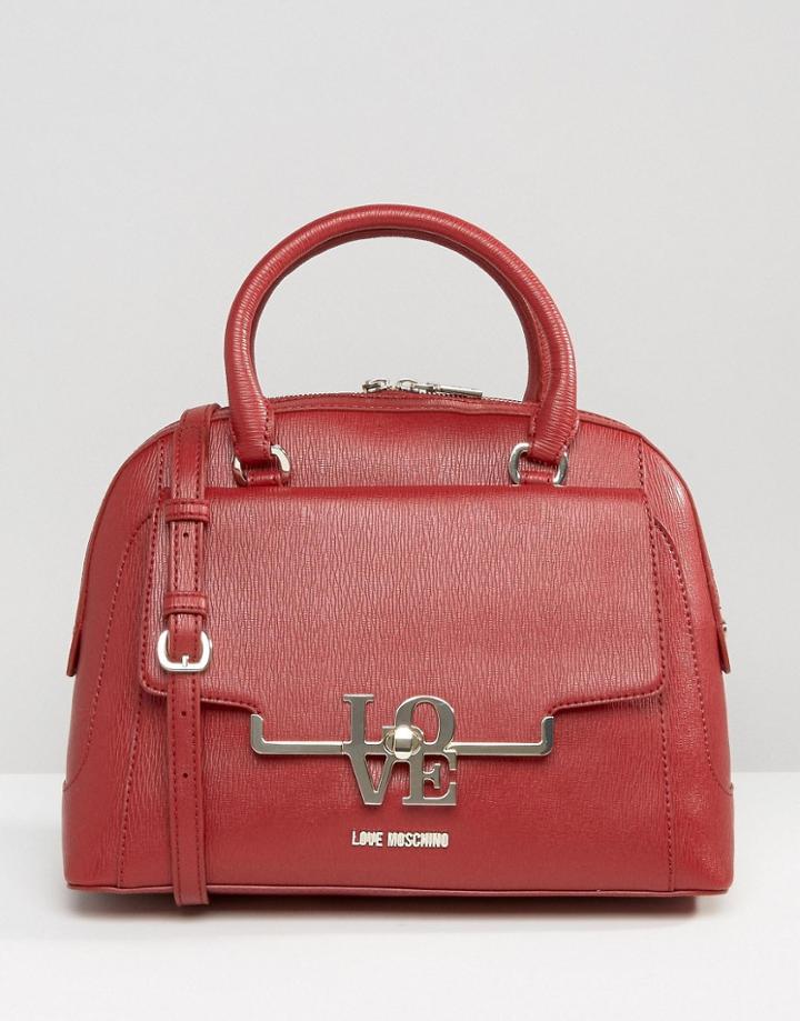 Love Moshino Tote Bag - Rosso