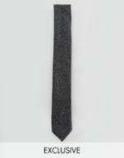 Noak Blade Tie In Fleck - Gray