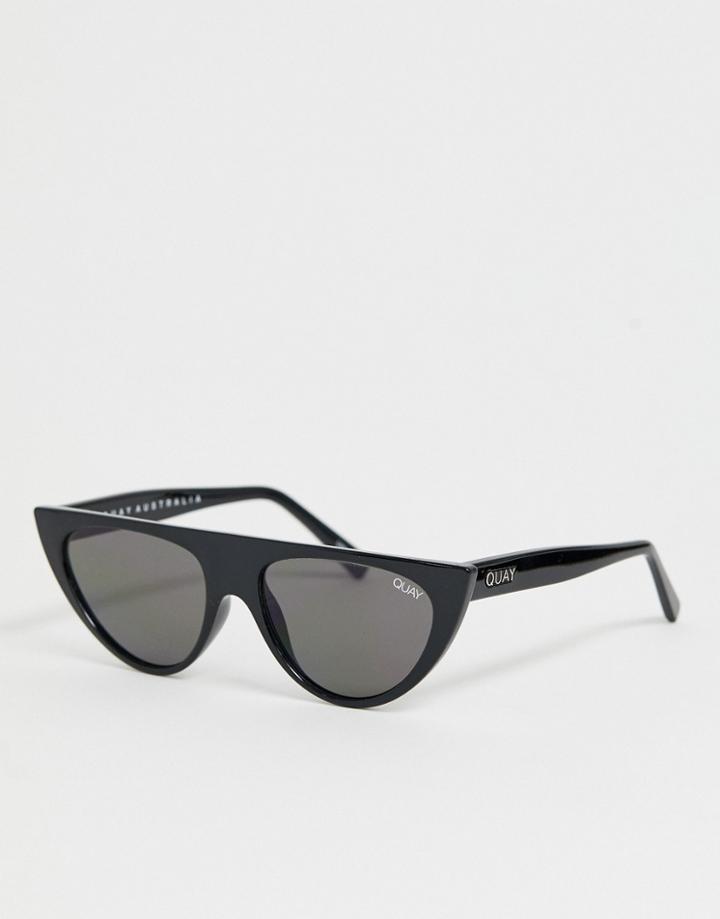 Quay Australia 'run Away' Sunglasses-black