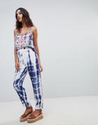 Raga Catching Waves Tie Dye Pants-multi