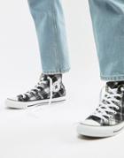 Bershka X Converse Check Hi-tops - Gray