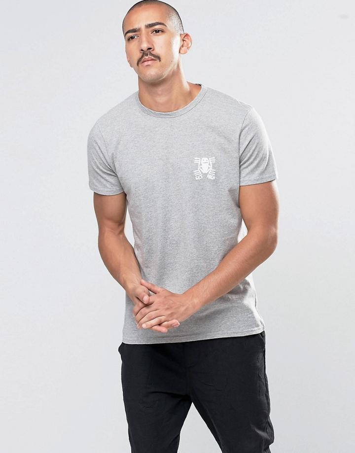 Edwin Get High Logo T-shirt - Gray