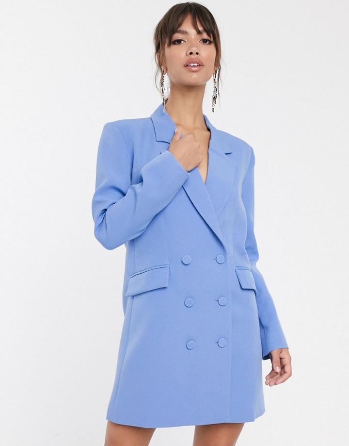 Asos Edition Blazer Dress-blue