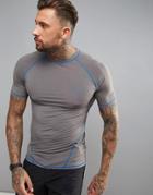 O'neill Active Slim Fit Short Sleeve T-shirt In Gray - Gray