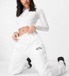 Asyou Branded Sweatpants In Ecru-white
