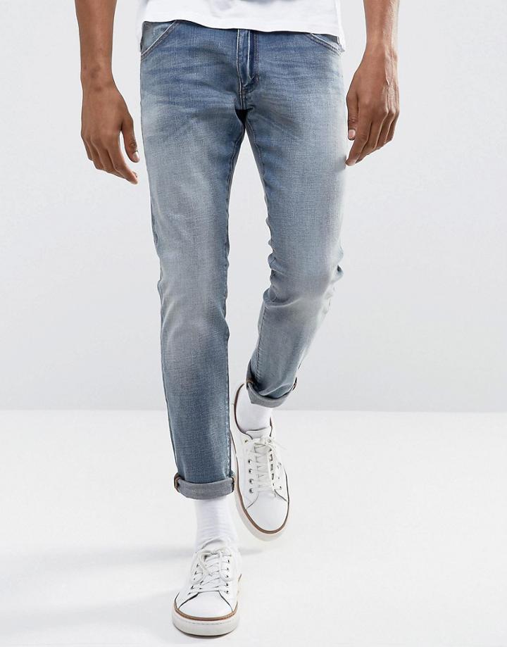 Wrangler Bryson Skinny Cross Grain Jean - Blue