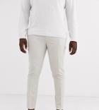 Asos Design Plus Super Skinny Smart Pants In Ice Gray