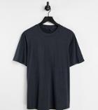 Asos Design Maternity Oversized T-shirt In Washed Black-grey