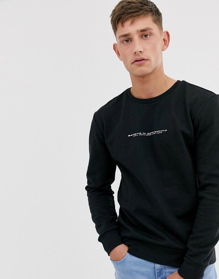 Le Breve Back Print Sweatshirt