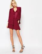 Gestuz Ilona Fluid Tailored Shorts - Cabernet