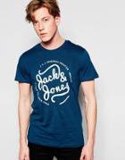 Jack & Jones Logo T-shirt - Blue