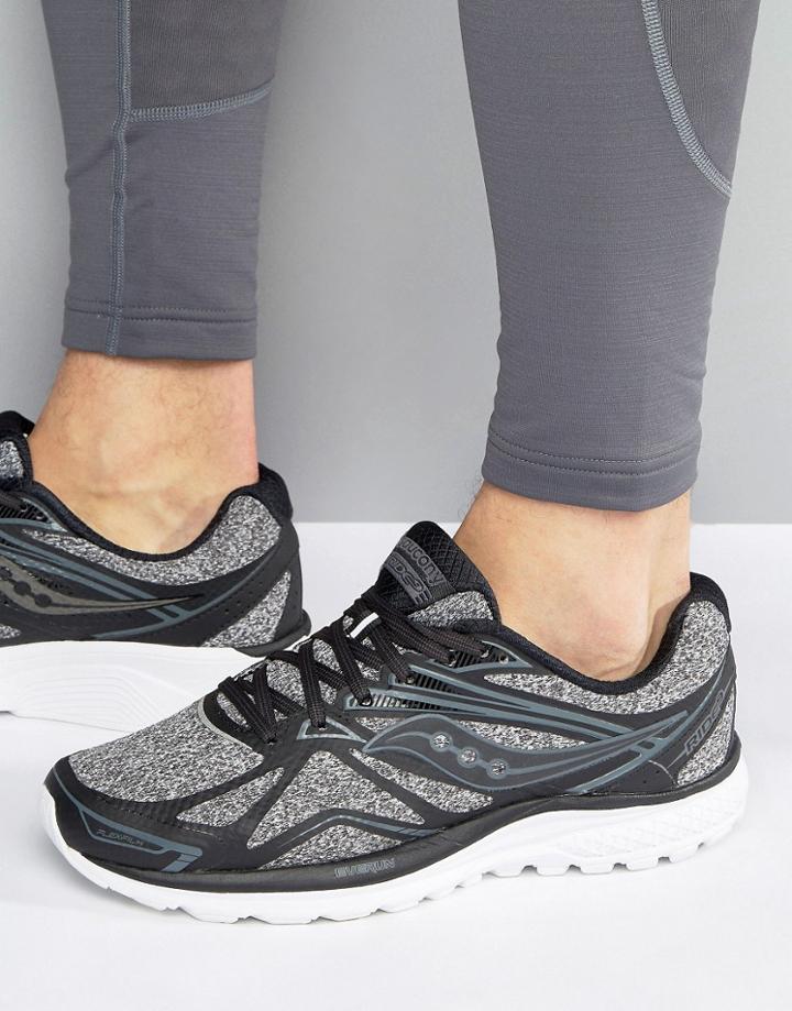 Saucony Running Ride 9 Sneakers In Gray S20364-1 - Gray