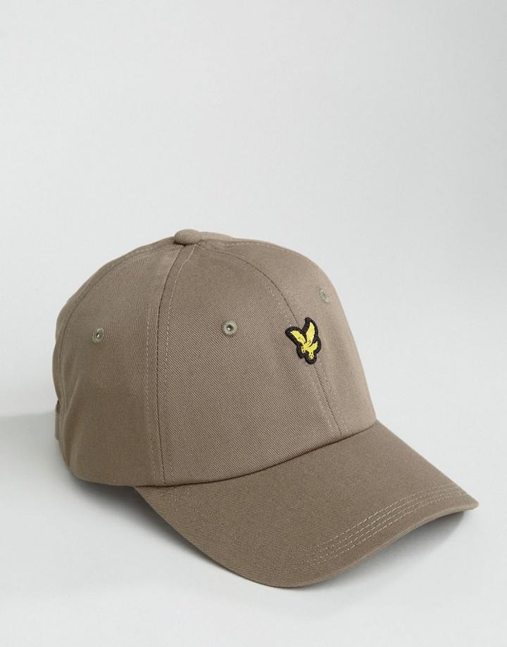 Lyle & Scott Baseball Cap In Khaki - Green