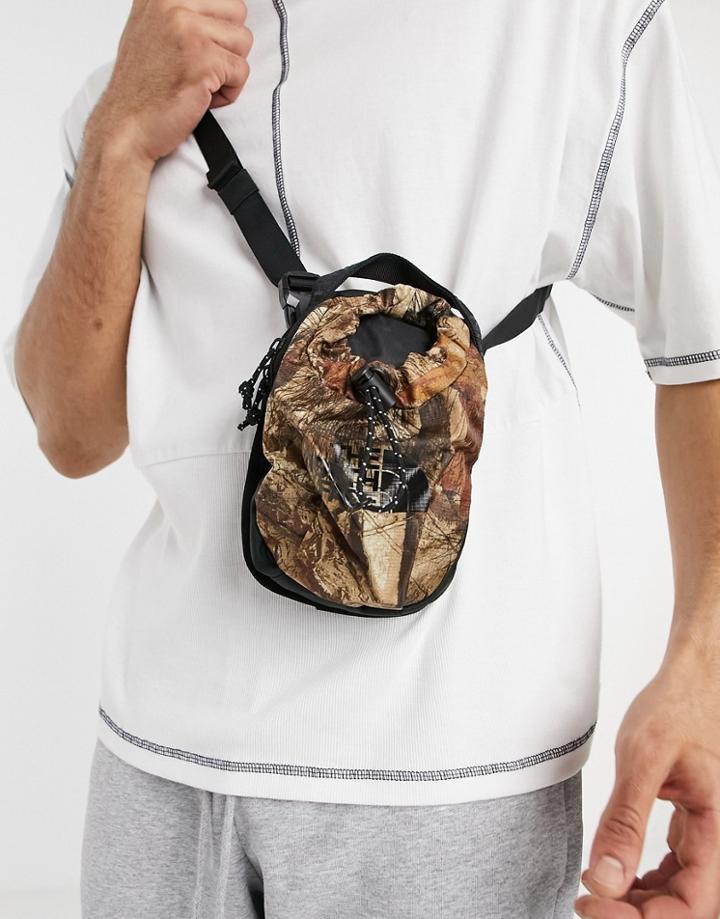 The North Face Bozer Iii Cross Body Bag In Camo-green