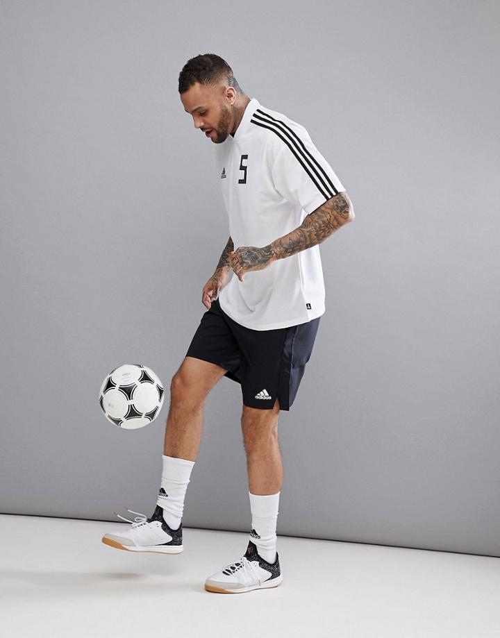 Adidas Soccer Tanip Icon T-shirt In White Cg1801 - White
