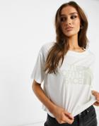 The North Face Half Dome Cropped T-shirt In White