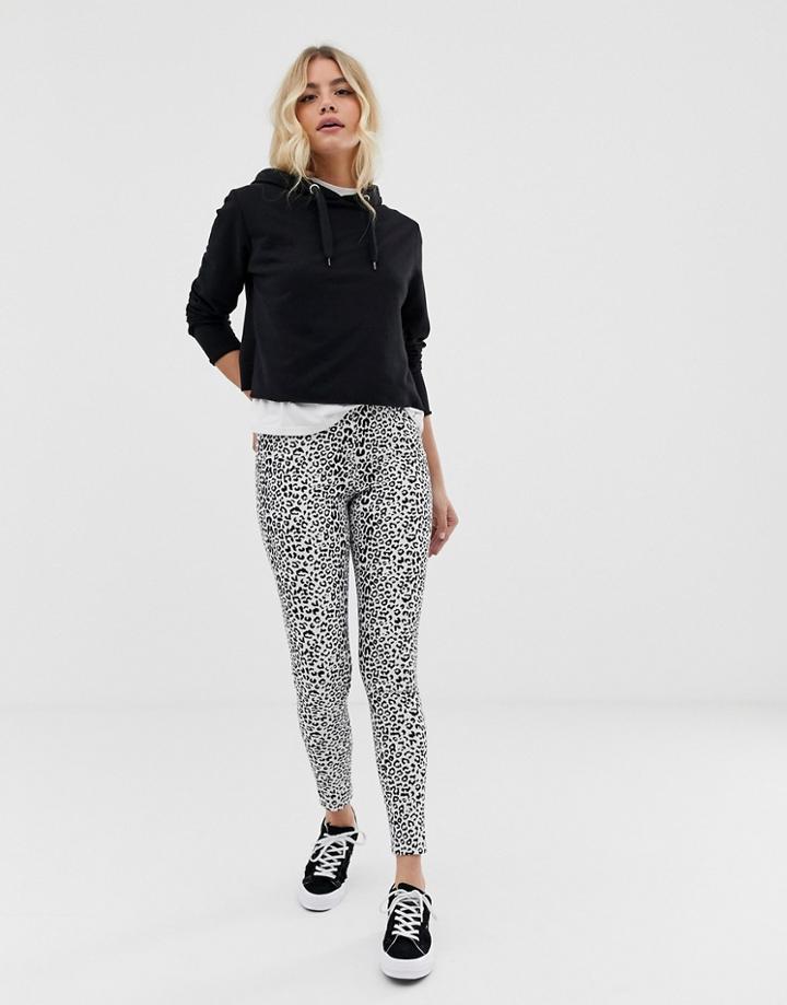Parisian Leopard Print Jeggings - Multi