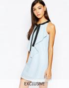 Sister Jane Tinker Lace Dress With Contrast Detail - Blue