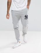 Majestic New York Yankees Joggers In Gray - Gray